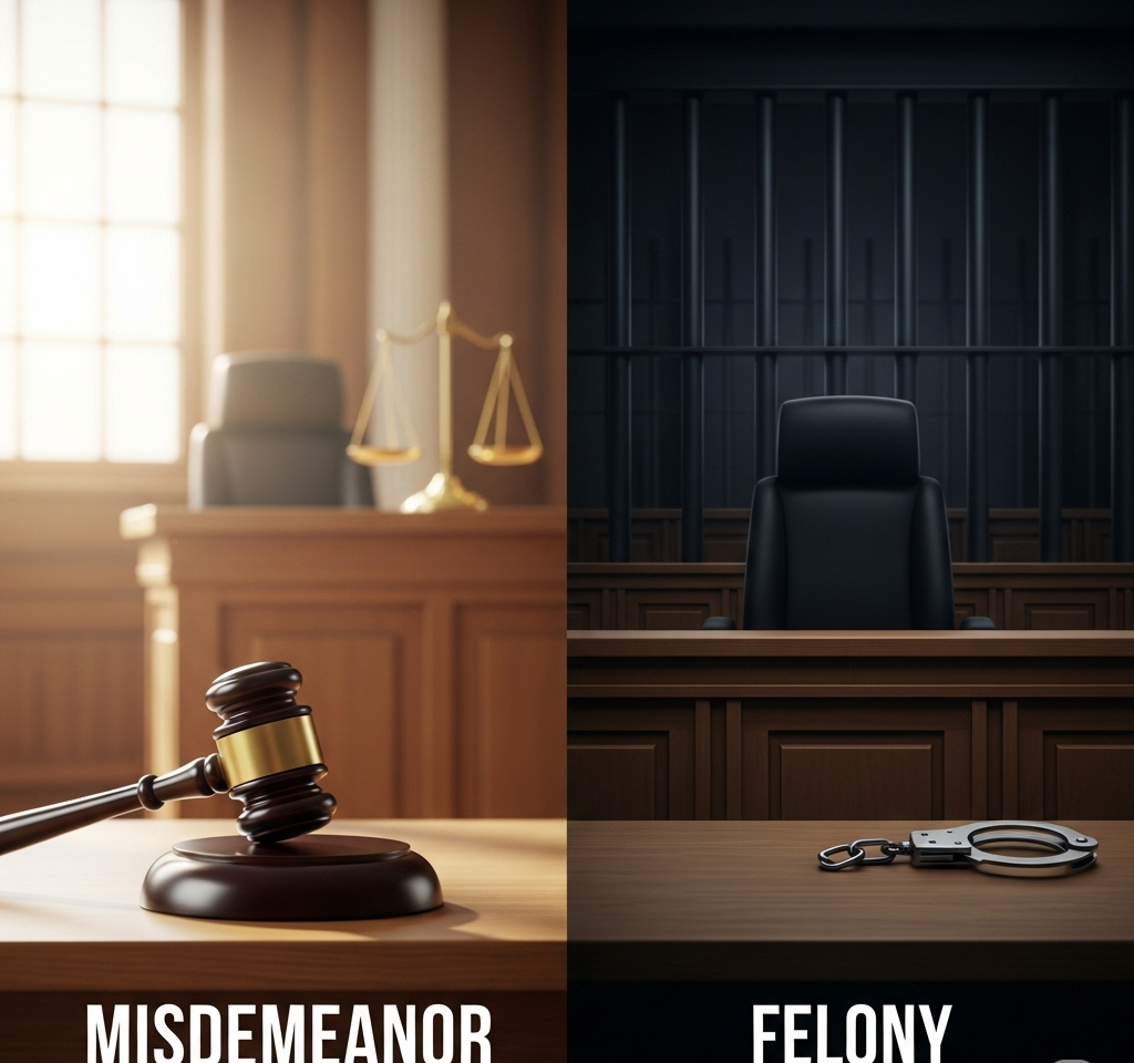 Understanding Misdemeanors vs. Felonies in Illinois: What’s the Difference?